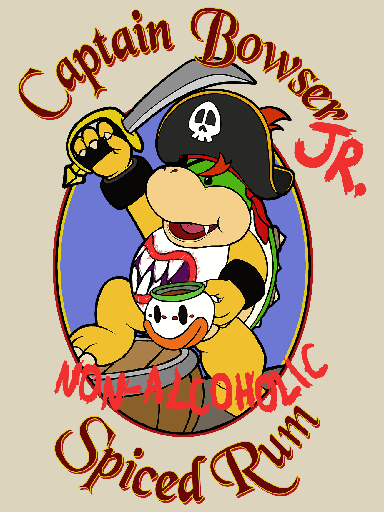 Captain Bowser Jr. Non-Alcoholic Rum