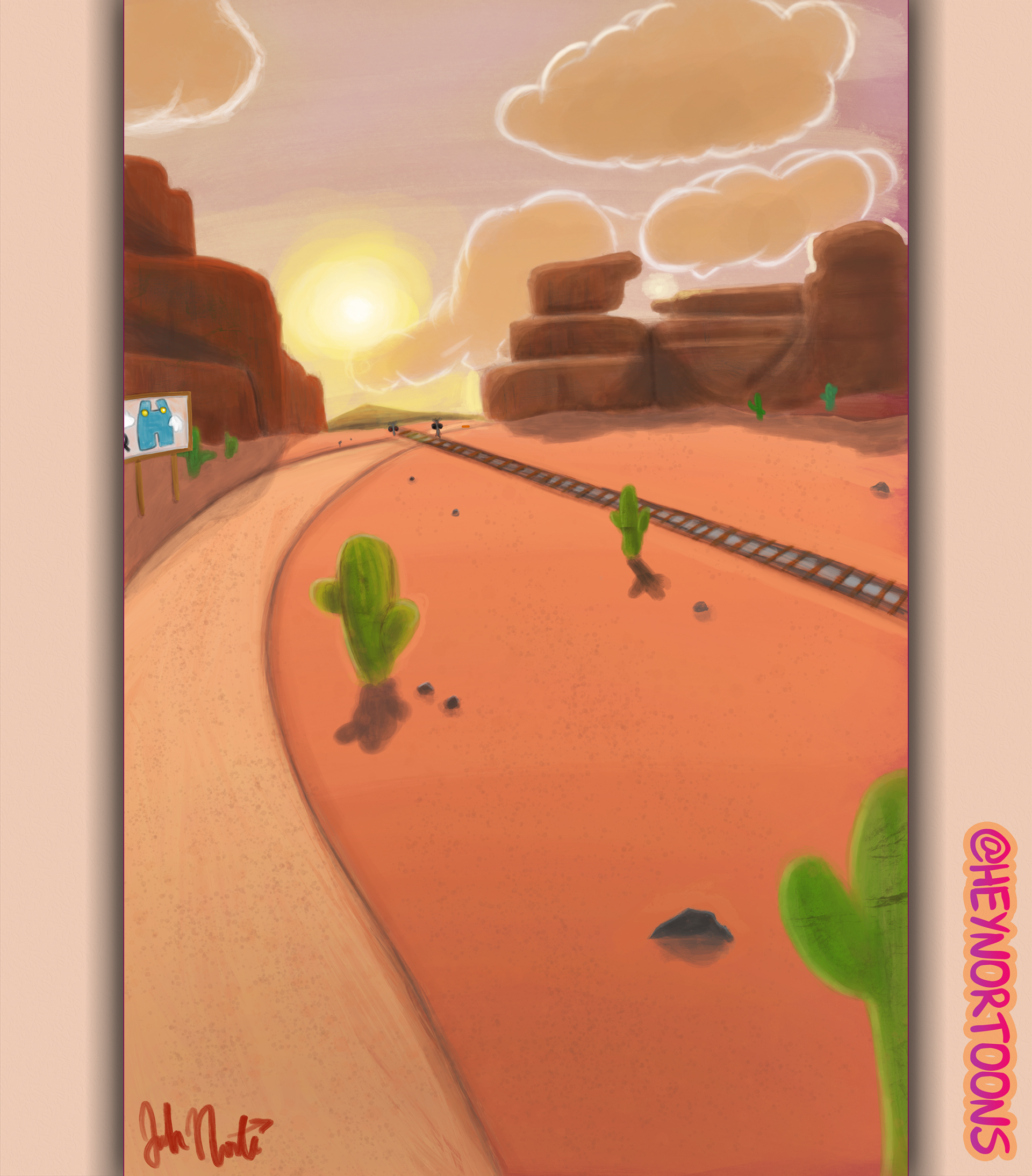 Kalimari Desert Digital Painting